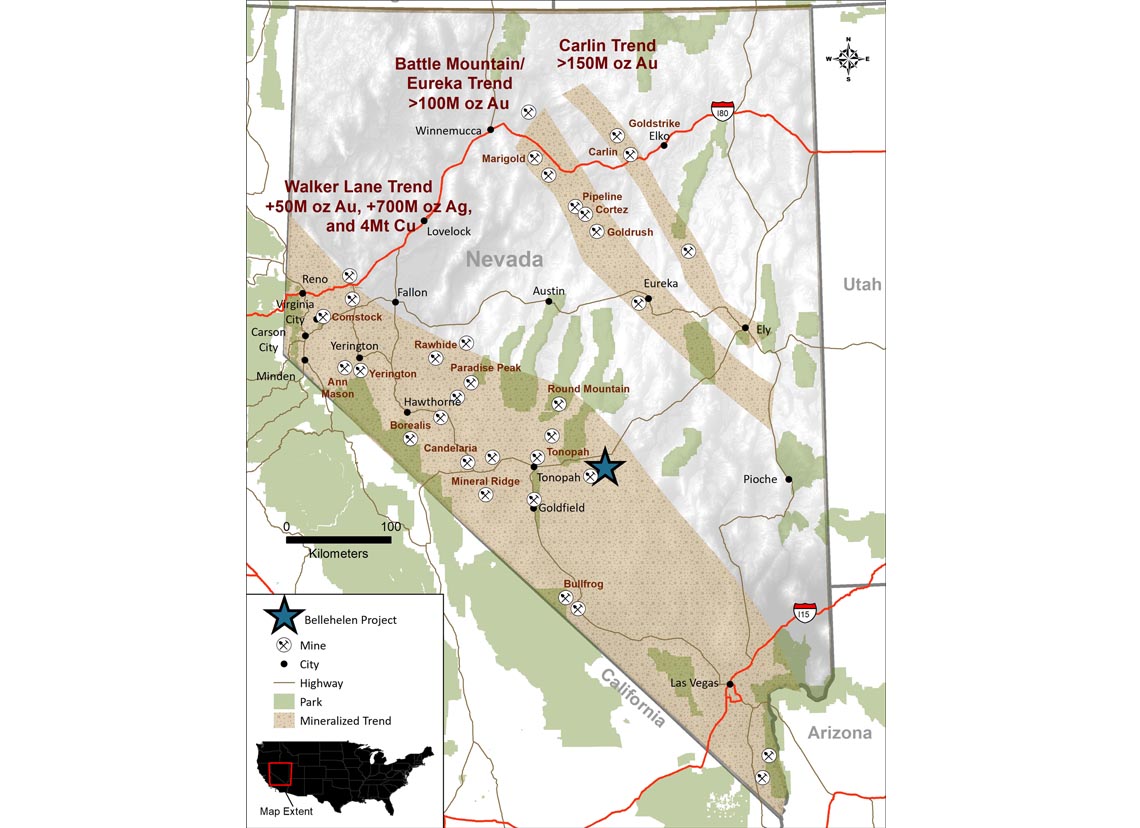 Bellehelen Location Map